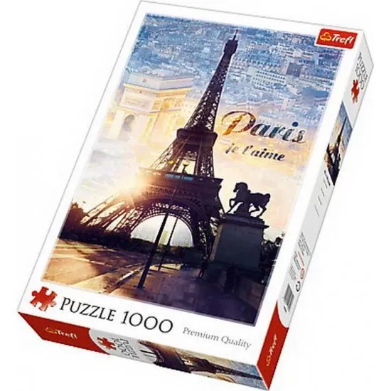 Puzzle Trefl Paris in zori 1000 piese Puzzle Trefl Paris in zori 1000 piese