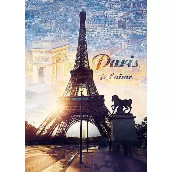 Puzzle Trefl Paris in zori 1000 piese Puzzle Trefl Paris in zori 1000 piese