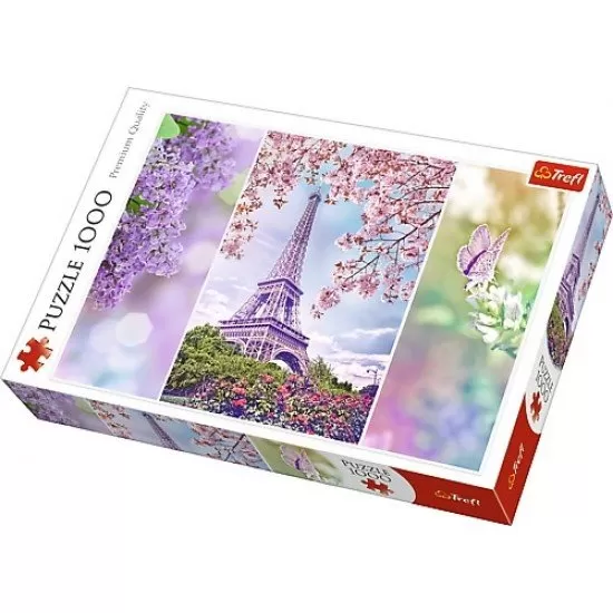 Puzzle Trefl primavara la Paris 1000 piese Puzzle Trefl primavara la Paris 1000 piese