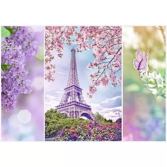 Puzzle Trefl primavara la Paris 1000 piese Puzzle Trefl primavara la Paris 1000 piese