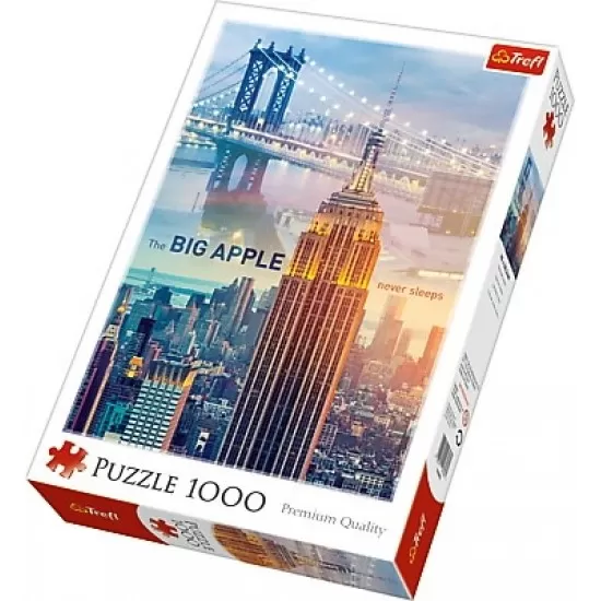 Puzzle Trefl 1000 piese - Zori de zi la New York Puzzle Trefl 1000 piese - Zori de zi la New York