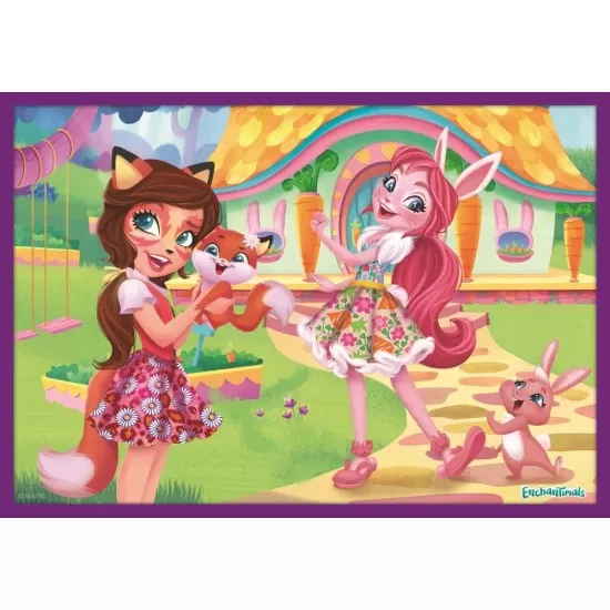 Puzzle Trefl 10 in 1 - Aventurile Enchantimals Puzzle Trefl 10 in 1 - Aventurile Enchantimals
