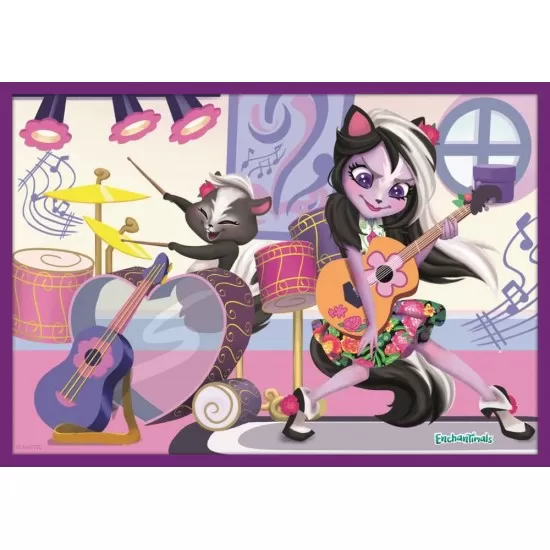 Puzzle Trefl 10 in 1 - Aventurile Enchantimals Puzzle Trefl 10 in 1 - Aventurile Enchantimals