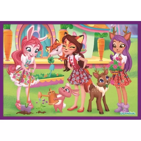 Puzzle Trefl 10 in 1 - Aventurile Enchantimals Puzzle Trefl 10 in 1 - Aventurile Enchantimals