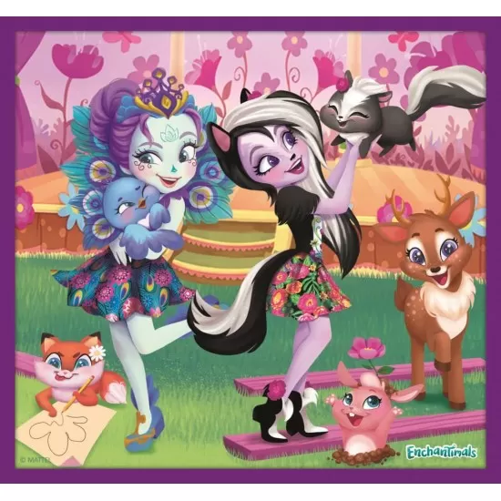 Puzzle Trefl 10 in 1 - Aventurile Enchantimals Puzzle Trefl 10 in 1 - Aventurile Enchantimals