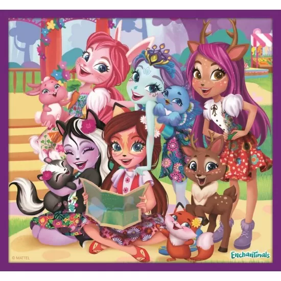 Puzzle Trefl 10 in 1 - Aventurile Enchantimals Puzzle Trefl 10 in 1 - Aventurile Enchantimals