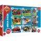 Puzzle Trefl 10 in 1 - Echipa Pompierului Sam