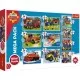 Puzzle Trefl 10 in 1 Pompierul Sam - Salvarile Pompierului Sam Puzzle Trefl 10 in 1 Pompierul Sam - Salvarile Pompierului Sam