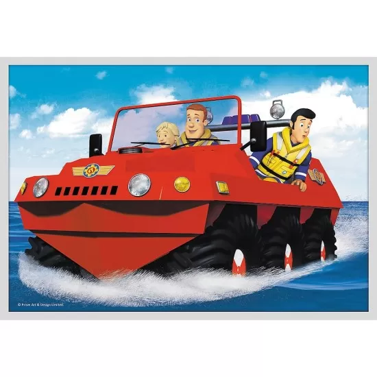 Puzzle Trefl 10 in 1 Pompierul Sam - Salvarile Pompierului Sam Puzzle Trefl 10 in 1 Pompierul Sam - Salvarile Pompierului Sam