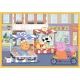 Puzzle Trefl 10 in 1 - Purcelusa Peppa Pig cu prietenii