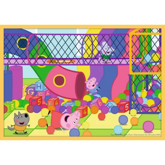 Puzzle Trefl 10 in 1 - Purcelusa Peppa Pig cu prietenii
