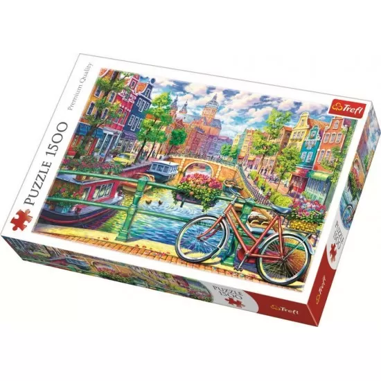 Puzzle Trefl 1500 piese Amsterdam Puzzle Trefl 1500 piese Amsterdam