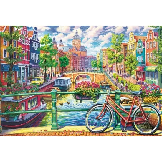 Puzzle Trefl 1500 piese Amsterdam Puzzle Trefl 1500 piese Amsterdam