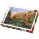 Puzzle Trefl 1500 piese - Casuta de langa lac Puzzle Trefl 1500 piese - Casuta de langa lac