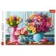Puzzle Trefl 1500 piese - Glastre cu flori Puzzle Trefl 1500 piese - Glastre cu flori