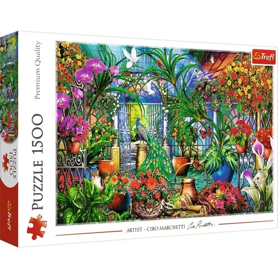 Puzzle Trefl 1500 piese - Gradina secreta Puzzle Trefl 1500 piese - Gradina secreta