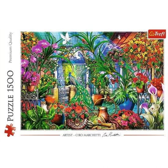 Puzzle Trefl 1500 piese - Gradina secreta Puzzle Trefl 1500 piese - Gradina secreta