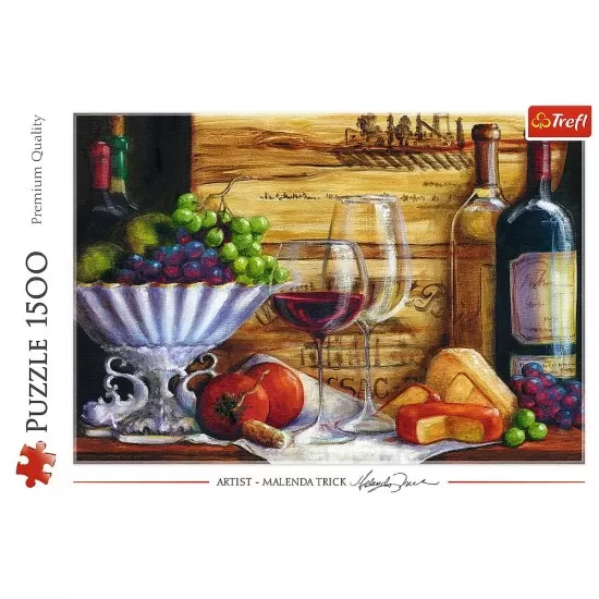 Puzzle Trefl 1500 piese - Arta vinului Puzzle Trefl 1500 piese - Arta vinului