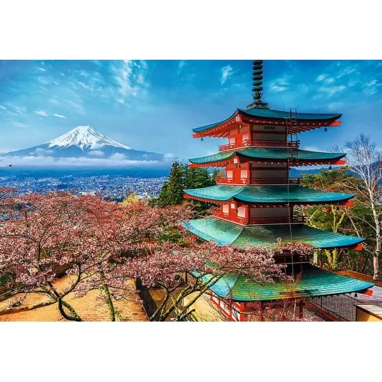 Puzzle Trefl 1500 piese - Muntele Fuji Puzzle Trefl 1500 piese - Muntele Fuji