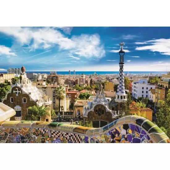 Puzzle Trefl 1500 piese - Park Barcelona