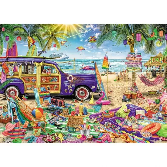 Puzzle Trefl 2000 piese - Vacanta tropicala Puzzle Trefl 2000 piese - Vacanta tropicala