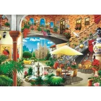 Puzzle Trefl 2000 piese - Vedere din Barcelona