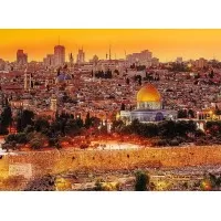 Puzzle Trefl - Acoperisuri in Ierusalim 3000 piese