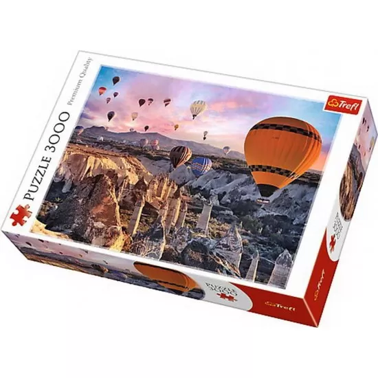 Puzzle Trefl - In aer cu balonul 3000 piese Puzzle Trefl - In aer cu balonul 3000 piese