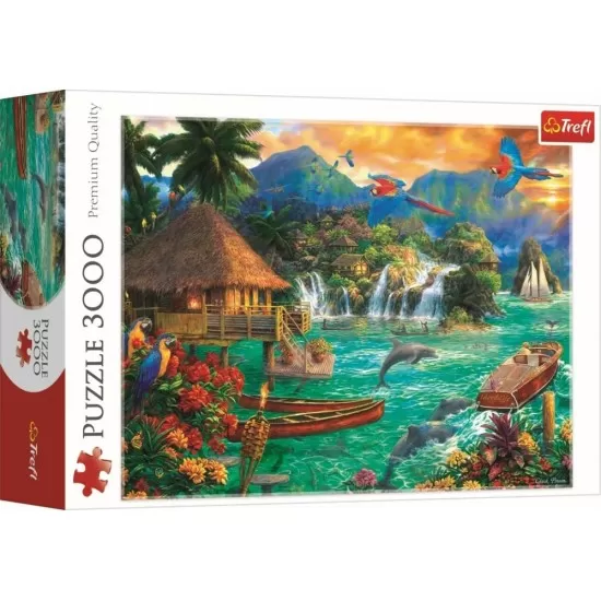 Puzzle Trefl 3000 piese - Insula Vietii