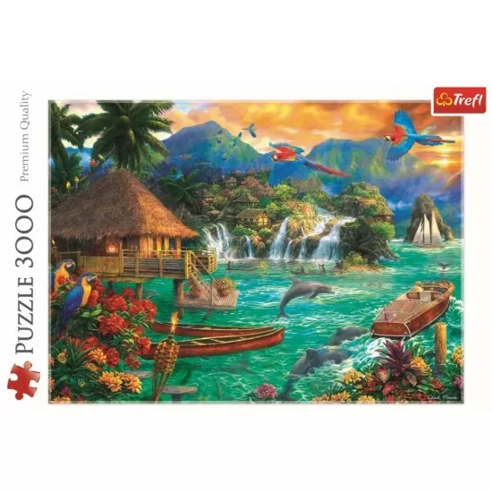 Puzzle Trefl 3000 piese - Insula Vietii