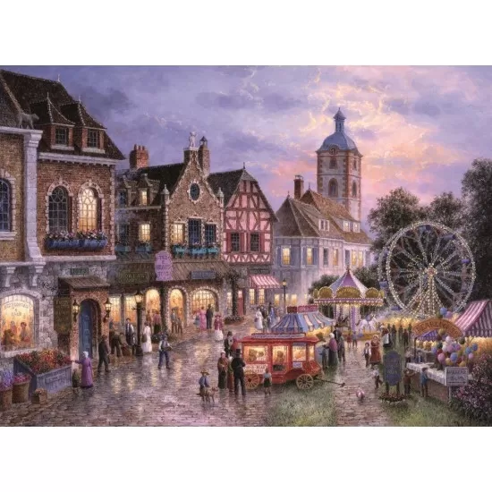 Puzzle Trefl - Targ de provincie 3000 piese Puzzle Trefl - Targ de provincie 3000 piese