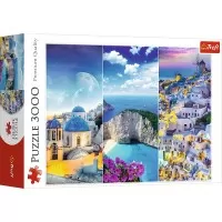Puzzle Trefl 3000 piese - Vacanta in Grecia