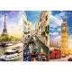 Puzzle Trefl 4000 piese - Calatorie in Europa Puzzle Trefl 4000 piese - Calatorie in Europa