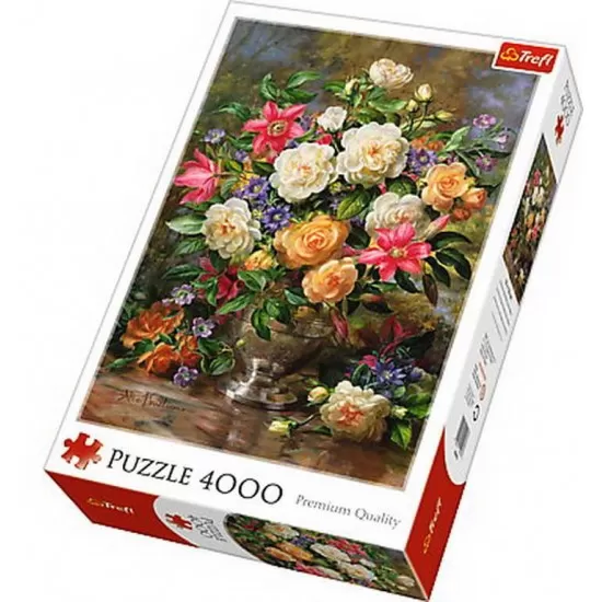 Puzzle Trefl 4000 piese - Flori pentru Regina Elisabeta Puzzle Trefl 4000 piese - Flori pentru Regina Elisabeta