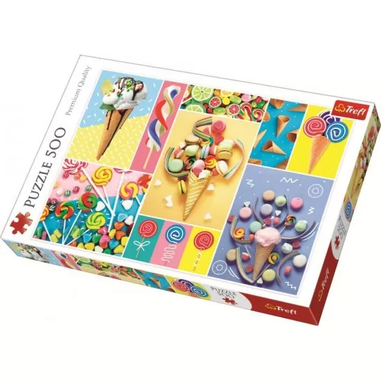 Puzzle Trefl - Dulciuri delicioase 500 piese Puzzle Trefl - Dulciuri delicioase 500 piese