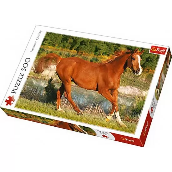 Puzzle Trefl - Frumosii cai 500 piese Puzzle Trefl - Frumosii cai 500 piese