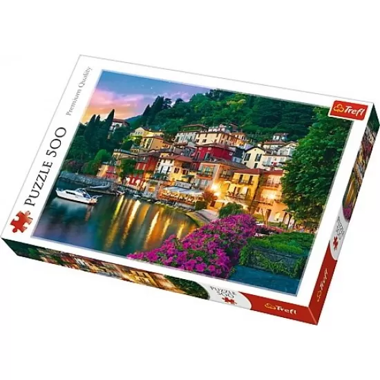 Puzzle Trefl - Lacul Como Italia 500 piese Puzzle Trefl - Lacul Como Italia 500 piese