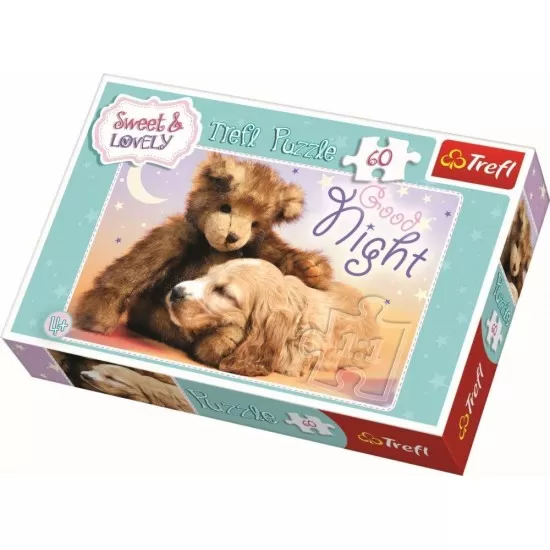 Puzzle Trefl Noapte buna 60 piese Puzzle Trefl Noapte buna 60 piese