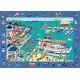 Puzzle Trefl de observatie Vizita in port 70 piese