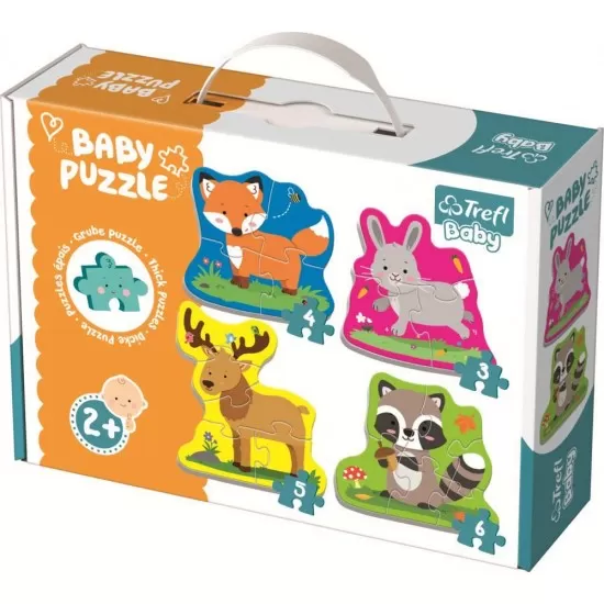 Puzzle Trefl Baby Clasic Animalele padurii Puzzle Trefl Baby Clasic Animalele padurii