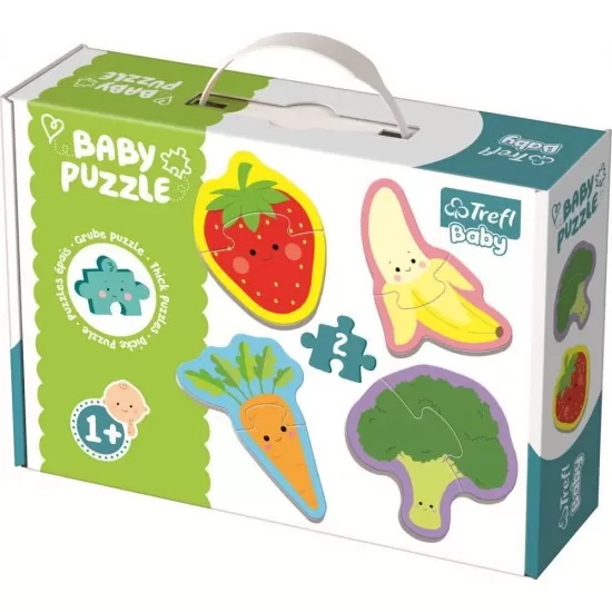 Puzzle Trefl Baby Clasic Fructe si legume Puzzle Trefl Baby Clasic Fructe si legume