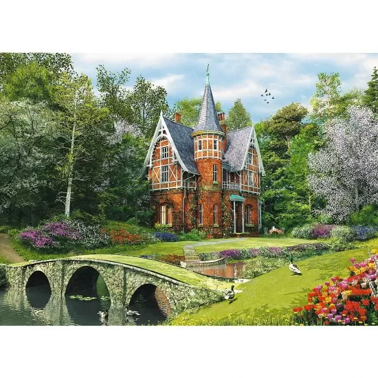 Puzzle din lemn 1000 piese Trefl - Casa victoriana