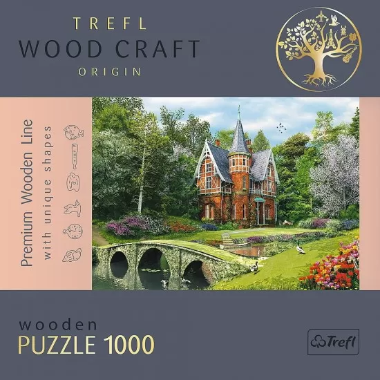 Puzzle din lemn 1000 piese Trefl - Casa victoriana