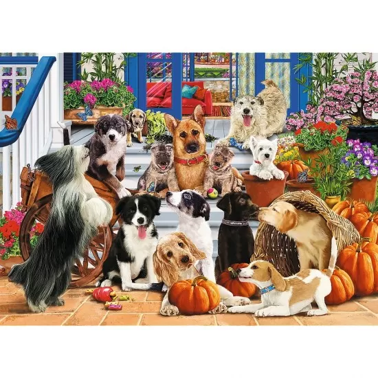 Puzzle din lemn 1000 piese Trefl - Echipa de catei Puzzle din lemn 1000 piese Trefl - Echipa de catei