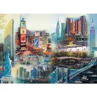 Puzzle din lemn 1000 piese Trefl - New York 