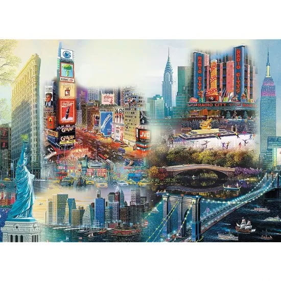 Puzzle din lemn 1000 piese Trefl - New York Puzzle din lemn 1000 piese Trefl - New York