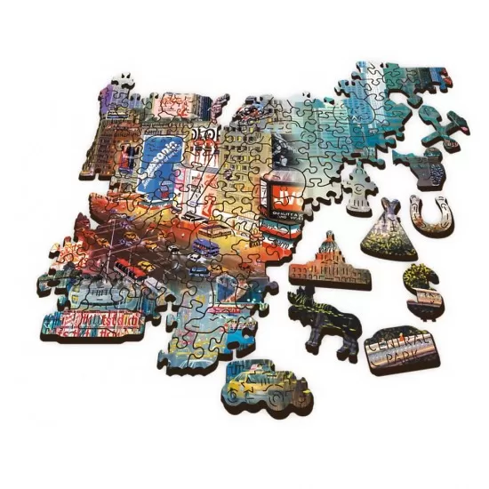 Puzzle din lemn 1000 piese Trefl - New York Puzzle din lemn 1000 piese Trefl - New York
