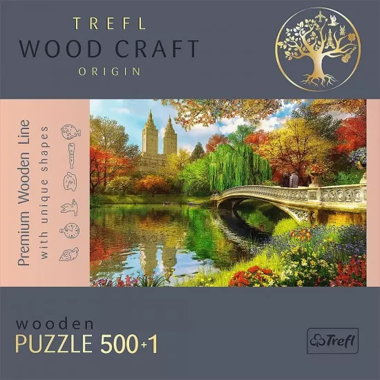 Puzzle din lemn 500+1 piese Trefl - Central Park New York