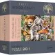Puzzle din lemn 500+1 piese Trefl - Felinele din jungla