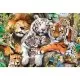 Puzzle din lemn 500+1 piese Trefl - Felinele din jungla